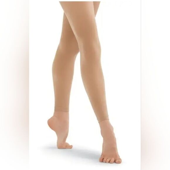 BALERA Dancewear Footless Ballet Tights LT Suntan - Picture 1 of 12